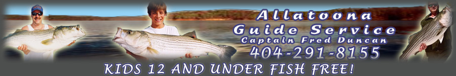 Lake Allatoona Fishing Guides Service