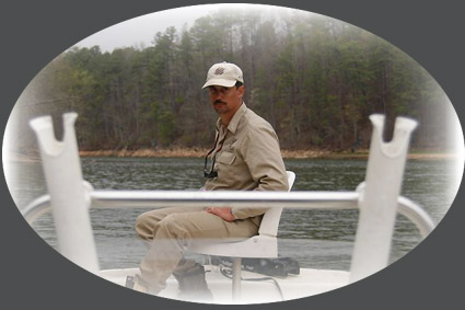 Captain Fred Duncan Lake Allatoona Georgia Striper Bass Fishing Guide